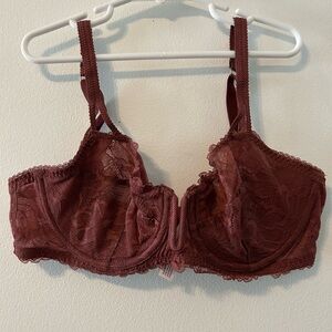 Burgundy bralette